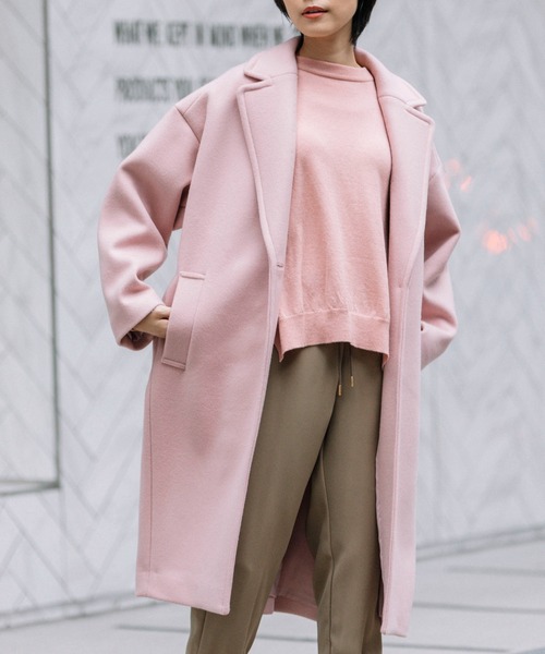 「Munich」 チェスターコート S グリーン レディース_画像5