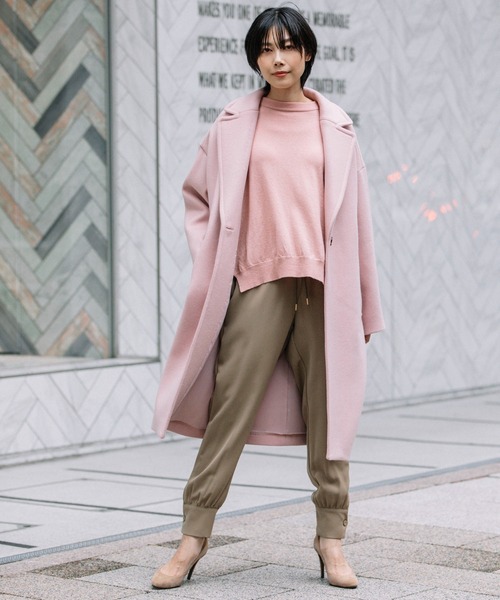 「Munich」 チェスターコート S グリーン レディース_画像7