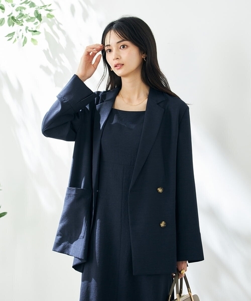 【関税込】DVF ★エレガントで毎日が特別に★virginiaジャケット a.v.v ジャケット テーラードジャケット 「接触冷感/UVカット