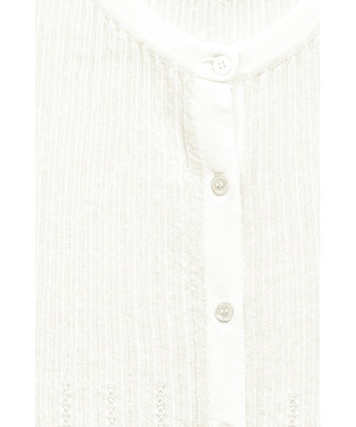 Her lip to カーディガン Frill Knit Cardigan