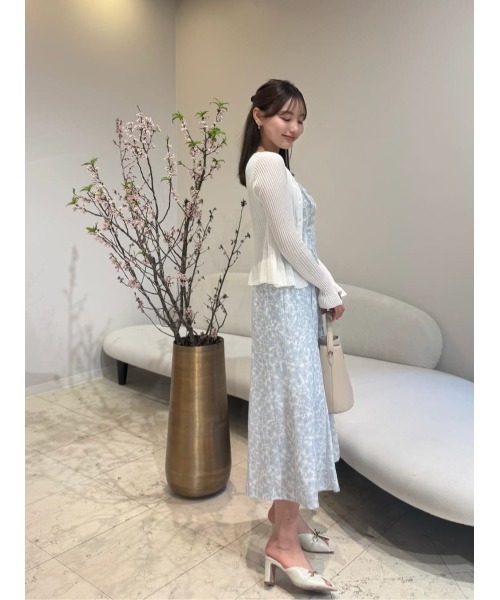 Her lip to カーディガン Frill Knit Cardigan レディース