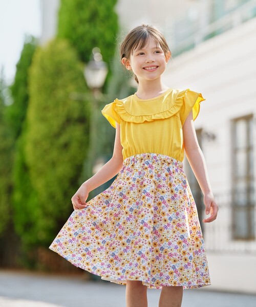 組曲（KUMIKYOKU） ワンピース 「110-140cm」サマーフラワー