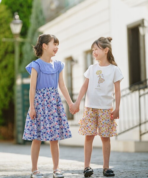 組曲（KUMIKYOKU） ワンピース 「110-140cm」サマーフラワー