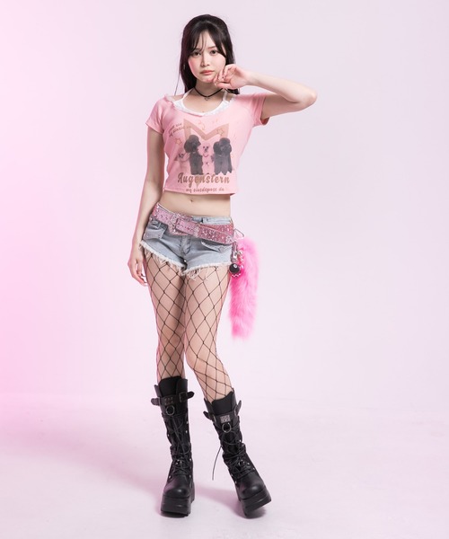 d.i.a.系♥デニムショートパンツ♥ギャル Diable baiser（ディアブルベーゼ） ジーンズ デニム デニムパンツ