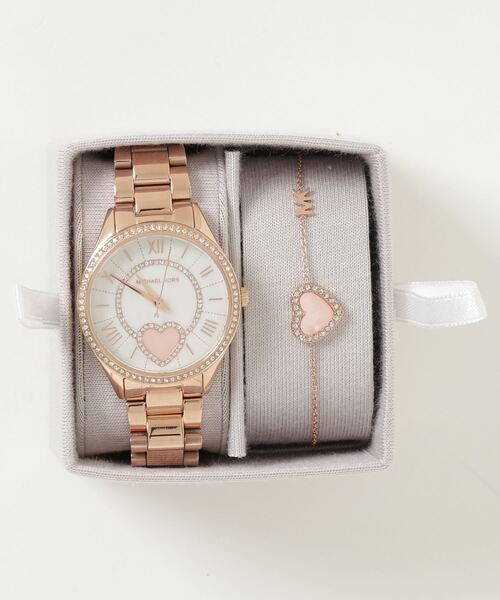 Michael Kors アナログ時計 ホワイト/ゴールド マイケルコース/腕時計/Michael Kors/パーカー/MK5688/ゴールド