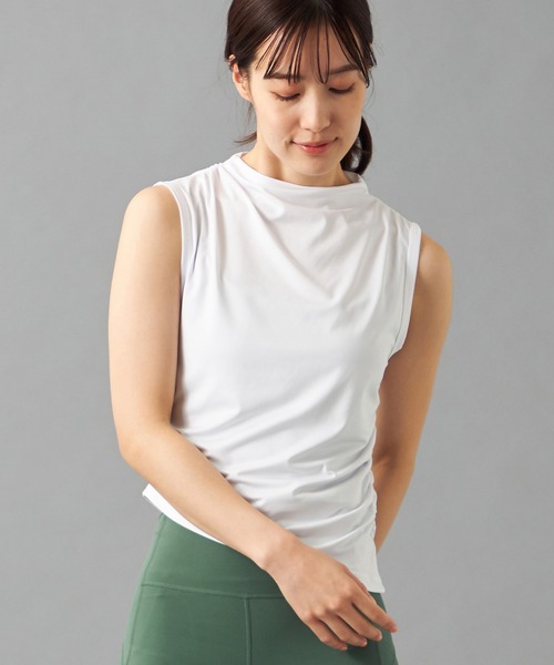 tシャツ ドライストレッチノースリーブTシャツ レディース