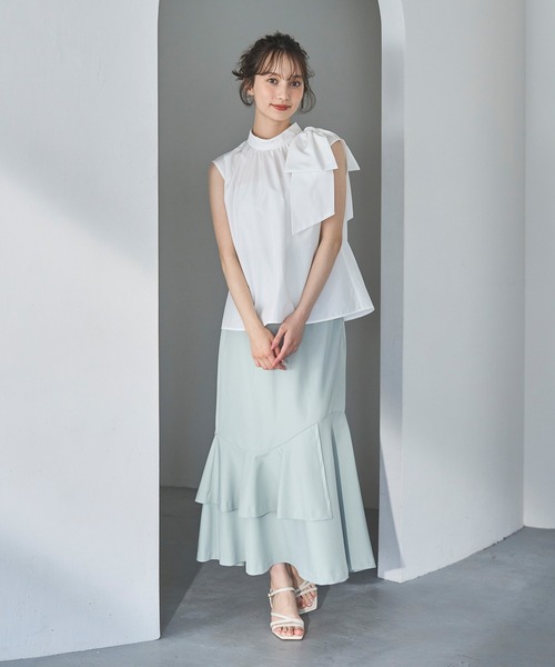 31 Sons de mode ブラウス シャツ 2025春夏新作 BIGリボン