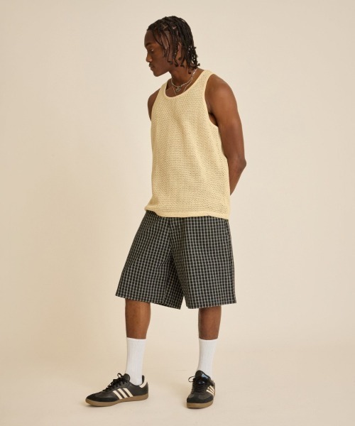 OBEY（オベイ） タンクトップ OBEY MORRO MESH TANK（オベイ モロ