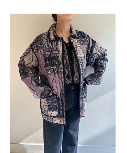 sara mallika（サラ マリカ） コート アウター PATCHWORK PRINT