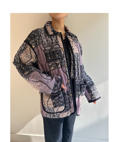 sara mallika（サラ マリカ） コート アウター PATCHWORK PRINT