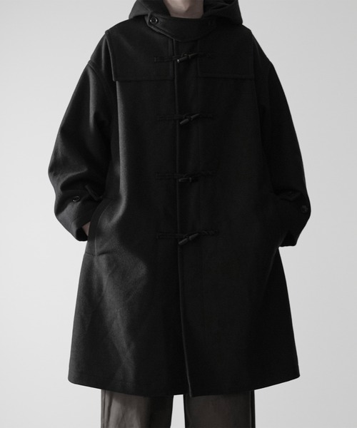 「RUUBON」 ダッフルコート L グレー メンズ_画像3