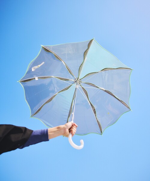 傘 Wpc./ダブリュピーシー 「ビニール傘」ウェービーアンブレラ 雨傘 長傘 レディース メンズ | Wpc. | 22