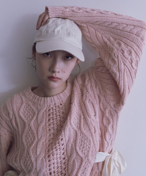 HONEY MI HONEY（ハニーミーハニー） ニット セーター cable ribbon