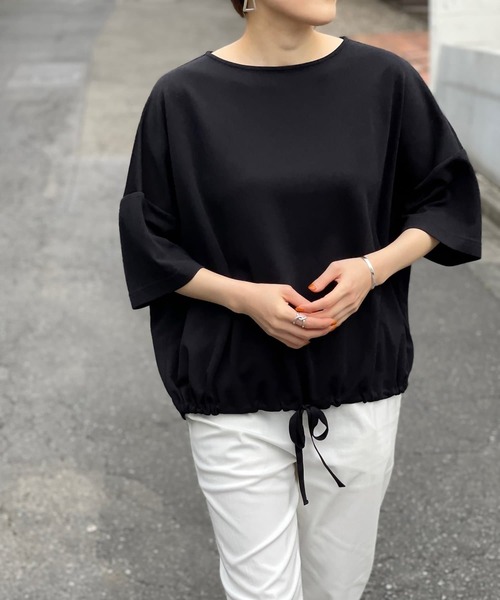 「BEARDSLEY」 7分袖カットソー FREE ベージュ レディース BEARDSLEY 「BEARDSLEY」 7分袖カットソー FREE ベージュ