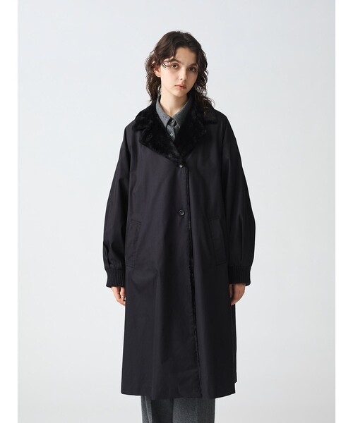 mizuiroind（ミズイロインド） コート アウター バックボアコート