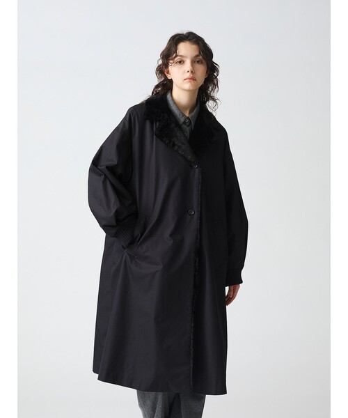 値引き⭐︎ミズイロインド　mizuiroind ボアコート mizuiroind（ミズイロインド） コート アウター バックボアコート