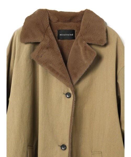 mizuiroind（ミズイロインド） コート アウター バックボアコート
