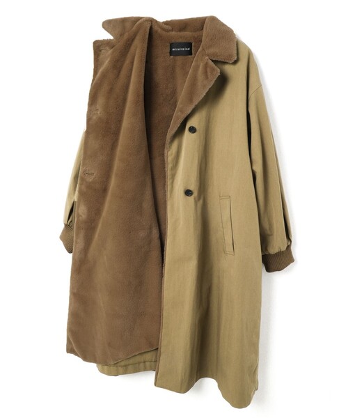 mizuiro ind バックボアコート　人気　ミズイロインド mizuiroind（ミズイロインド） コート アウター バックボアコート