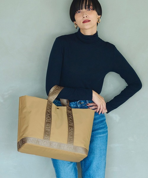 TOPKAPI Breath ベージュトートバッグ