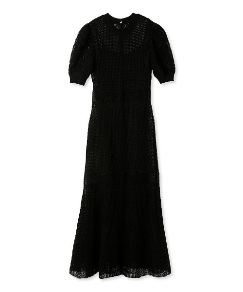 「LILY BROWN」 ニットワンピース ONE SIZE ホワイト レディース_画像3