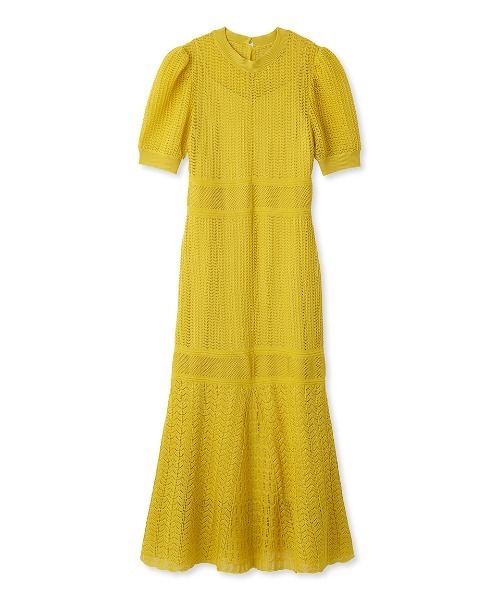 「LILY BROWN」 ニットワンピース ONE SIZE ホワイト レディース_画像10