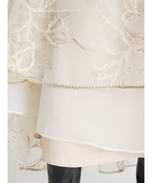 CELFORD（セルフォード） スカート ブラッシュドエンブロイダリー