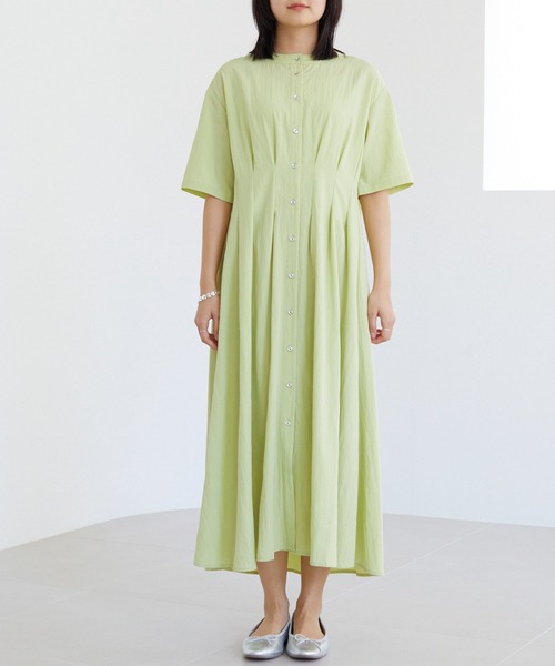 「LAVEANGE」 半袖ワンピース LL ブラック レディース_画像2