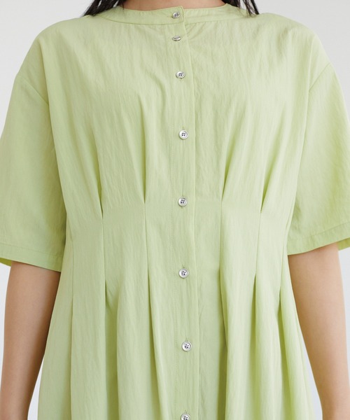 「LAVEANGE」 半袖ワンピース LL ブラック レディース_画像5