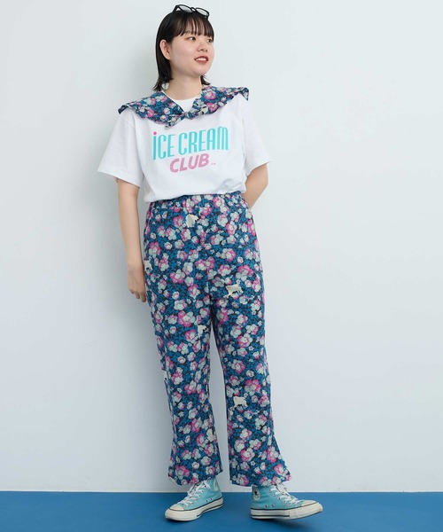 ドリー出品中♡ I am in fact パンツ Arctic Flower スリットパンツ