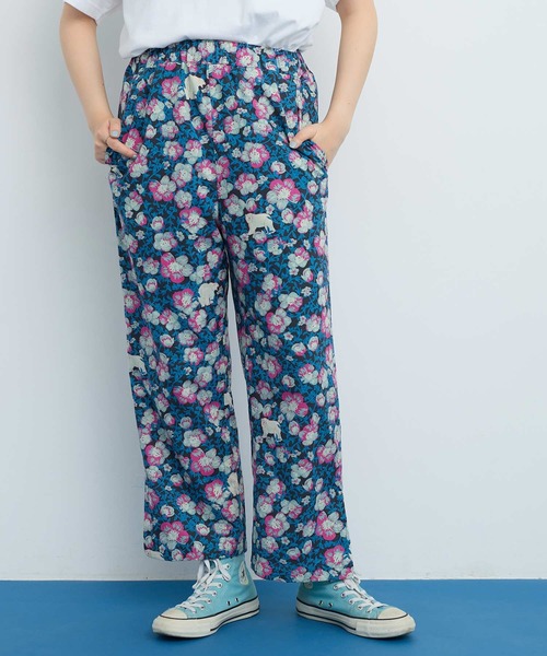 お得意ページ I am in fact パンツ Arctic Flower スリットパンツ