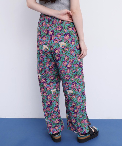 お得意ページ I am in fact パンツ Arctic Flower スリットパンツ