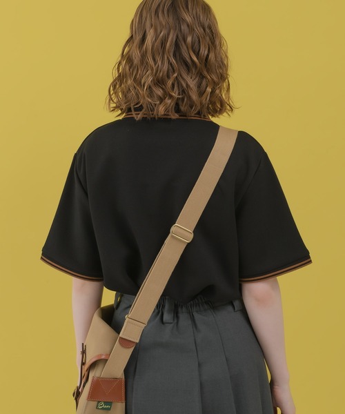 「MUHET」 半袖ポロシャツ MEDIUM ネイビー レディース