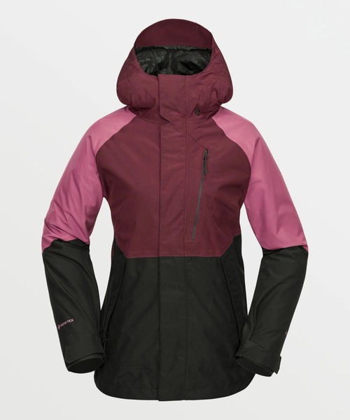 ウィンタースポーツ Volcom バーガンディ ロングジャケット Lサイズ