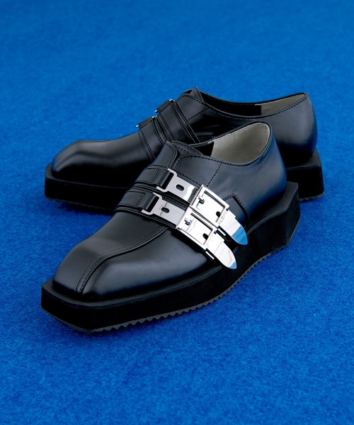 Ellno Loset（エルノロゼット） ローファー メタルバックルデザイン