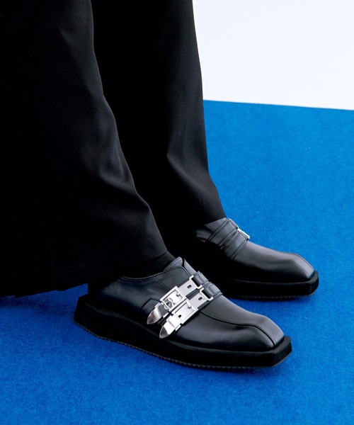 Ellno Loset（エルノロゼット） ローファー メタルバックルデザイン