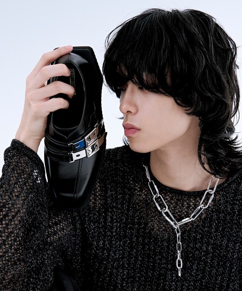 Ellno Loset（エルノロゼット） ローファー メタルバックルデザイン