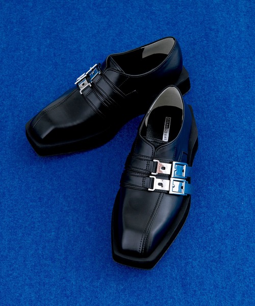 Ellno Loset（エルノロゼット） ローファー メタルバックルデザイン