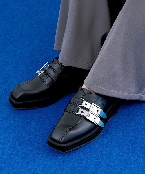 Ellno Loset（エルノロゼット） ローファー メタルバックルデザイン