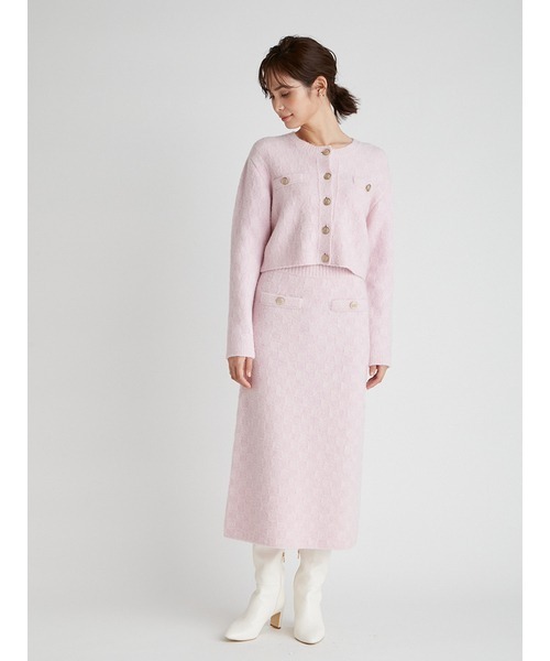 CELFORD（セルフォード） ニットカーディガン 38 ピンク レディース