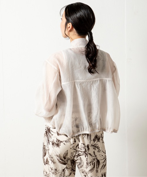 「MILLION CARATS」 ジップアップブルゾン FREE オフホワイト レディース_画像4