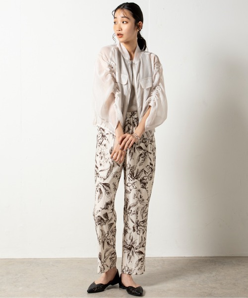 「MILLION CARATS」 ジップアップブルゾン FREE オフホワイト レディース_画像5