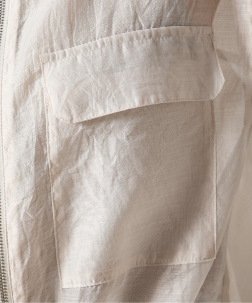 「MILLION CARATS」 ジップアップブルゾン FREE オフホワイト レディース_画像7