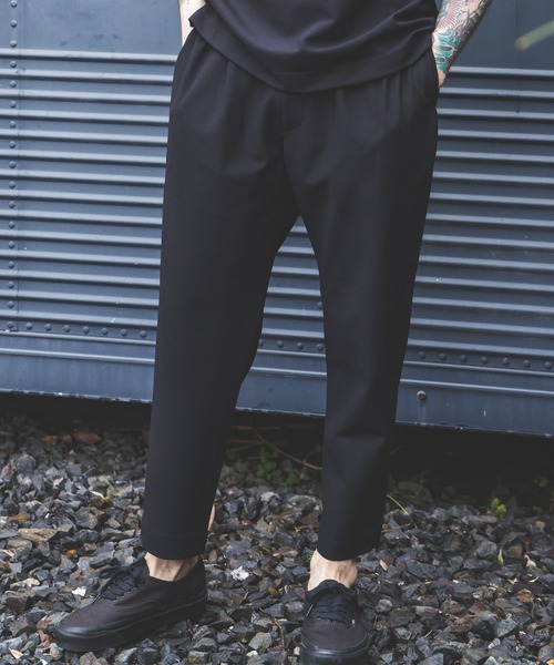 MR.OLIVE スラックス 黒S MR.OLIVE（ミスターオリーブ） スラックス 「セットアップ対応」レトロ