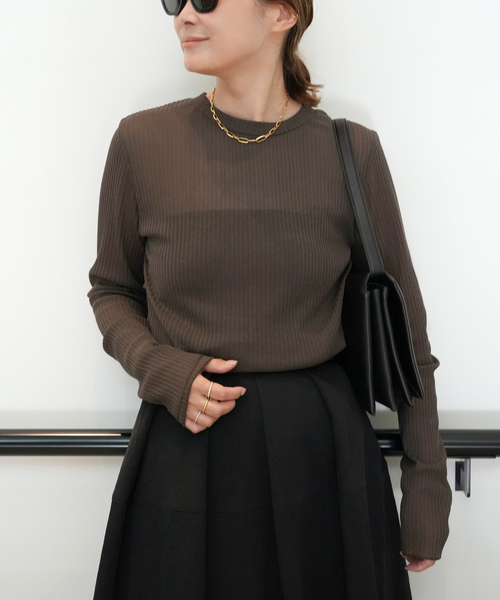 ドゥーズィエムクラス TOTAN Sheer Tシャツ Deuxieme Classe（ドゥーズィエムクラス） tシャツ TOTAN Sheer T