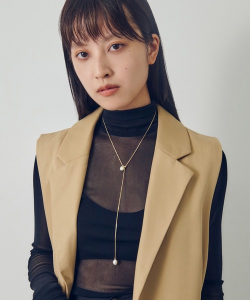 GOLDY（ゴールディ） ネックレス ウォーター パール × チェーン