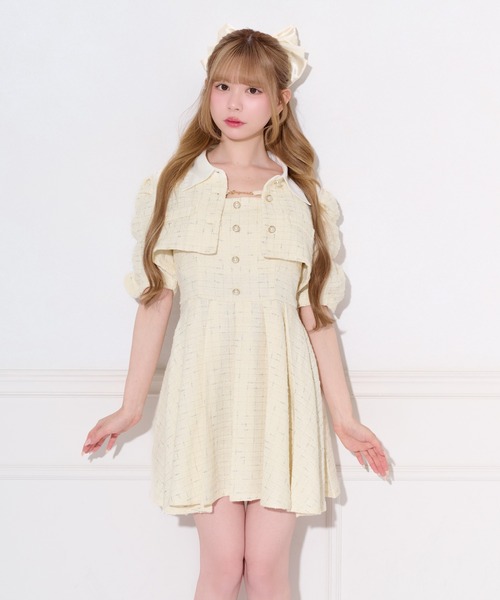 apres jour ミニキャミワンピース ショートニットトップスアプレジュール apres jour（アプレジュール） ワンピース 「セット着用可能」アソート