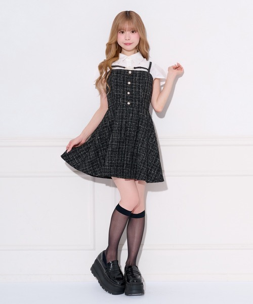 apres jour ミニキャミワンピース ショートニットトップスアプレジュール apres jour（アプレジュール） ワンピース 「セット着用可能」アソート