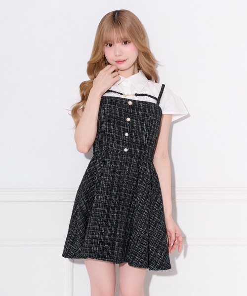 apres jour ツイードミニワンピース セットアップ apres jour（アプレジュール） ワンピース 「セット着用可能」アソート