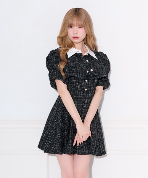 apres jour ミニキャミワンピース ショートニットトップスアプレジュール apres jour（アプレジュール） ワンピース 「セット着用可能」アソート