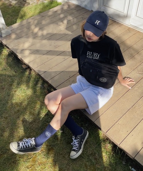 「RUBY AND YOU」 半袖Tシャツ FREE ブラック レディース_画像5